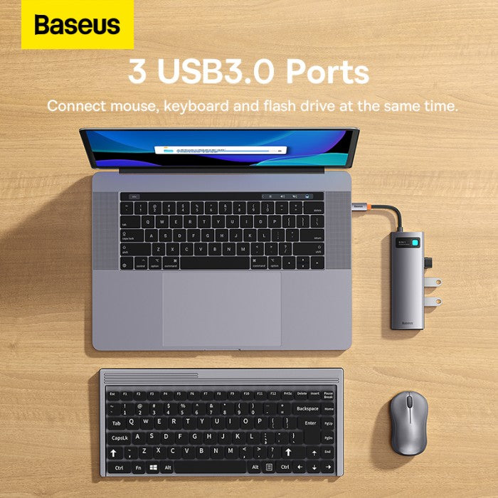 Baseus StarJoy Series 8-Port Type-C HUB Adapter - WKWG080113