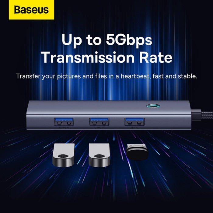 Baseus Flite UltraJoy Series 6-Port HUB Docking Station With RJ-45