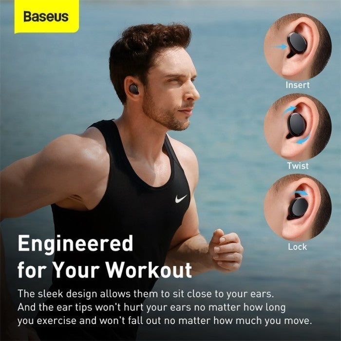 Baseus True Wireless Earphones W11 Wireless Charging - NGTW06