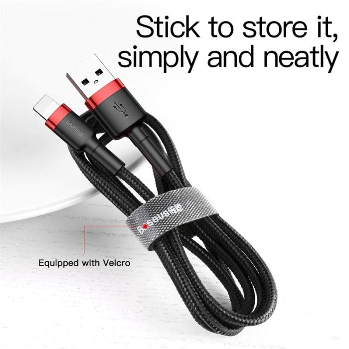 BASEUS Cafule Cable USB for Lightning 2A 3M iPhone - CALKLF-R