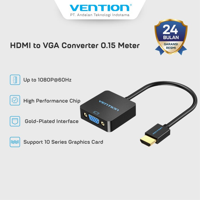 Vention Converter HDMI to VGA HD 1080P 60Hz - ACP