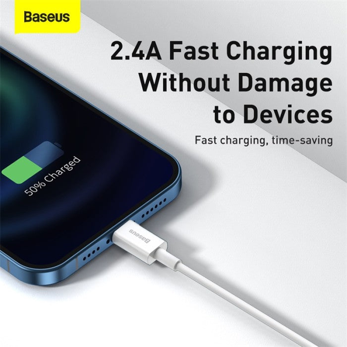 BASEUS Superior Series Fast Charging USB to iP 2.4A 1.5m CALYS-B