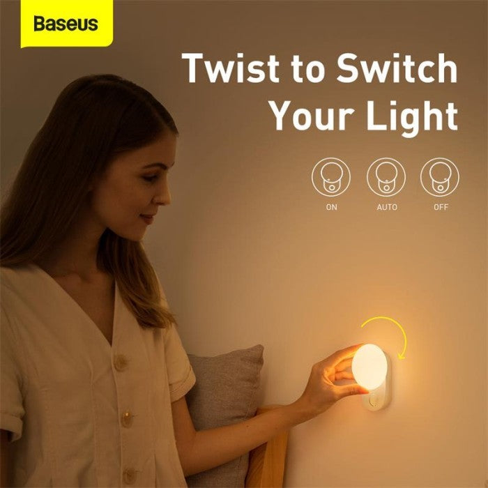 Baseus Sunshine Series Full Moon Induction Night Light - DGFM