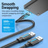 Vention Kabel USB 2.0 A Male to USB Type C Male Cable with USB Power Supply 0.5M PVC - CQK