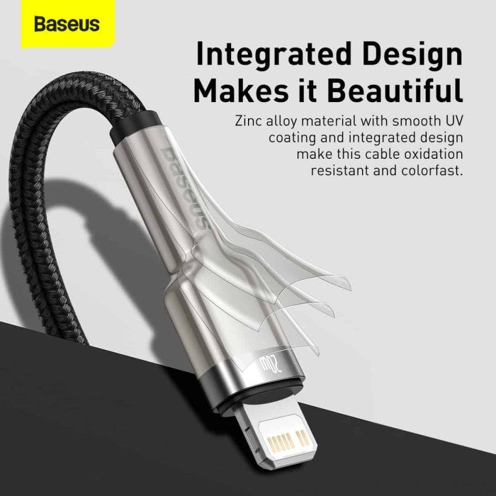 BASEUS Cafule Series Metal Data Cable Type-C to iP 20W 2m- CATLJK-B0