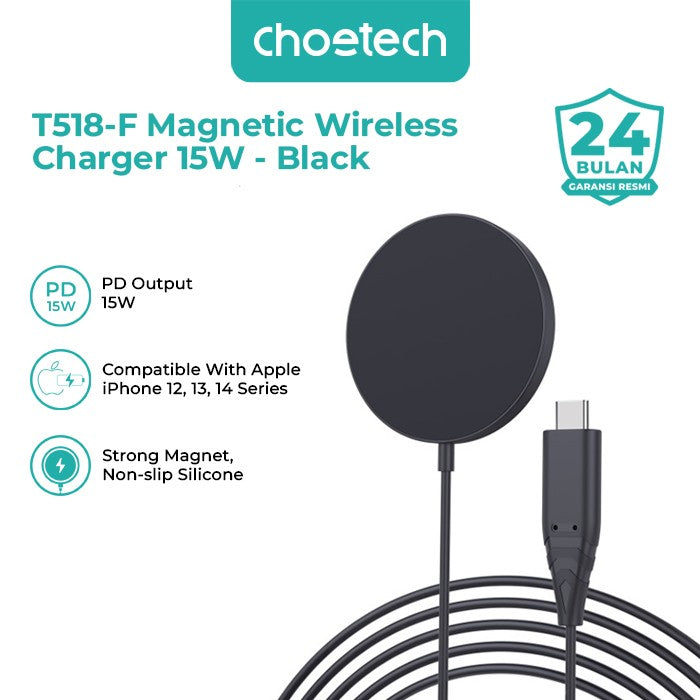 Choetech T518-F Magnetic Wireless Charger 15W