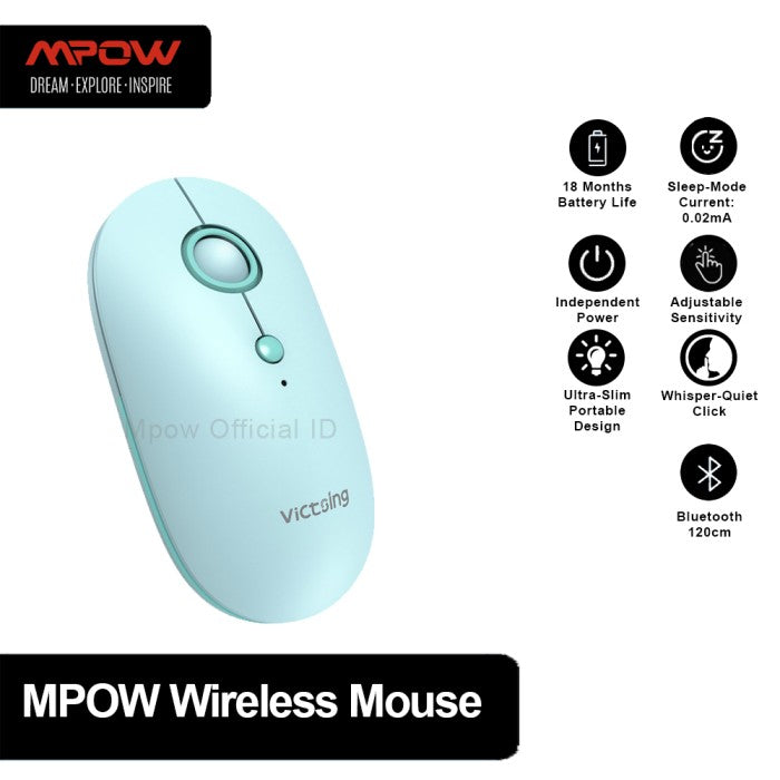 MPOW - VicTsing 2.4G Slim Wireless Mouse - VTPC288
