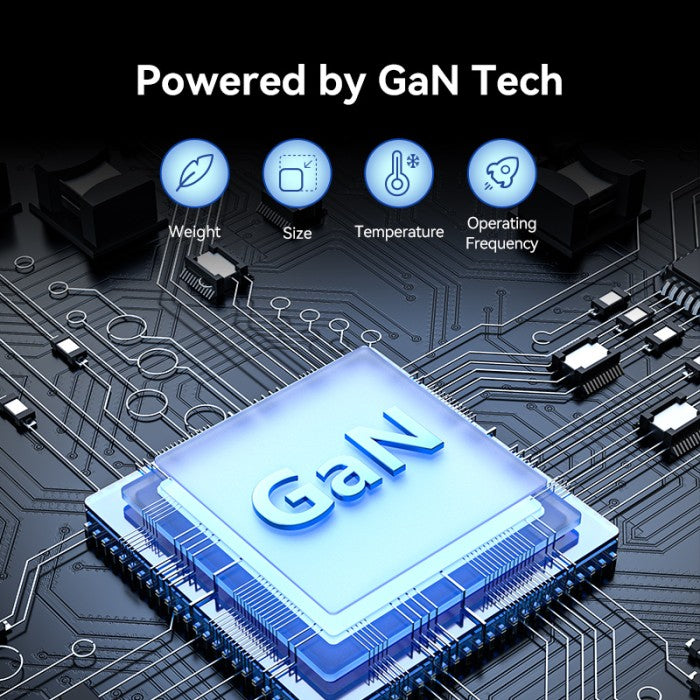 Vention Adaptor Gan Charger 4 Port (2C+2A) EU 100W PD Fast Charging - FBS