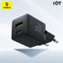 Baseus Palm Kepala Charger USB A + Type C 30W EU