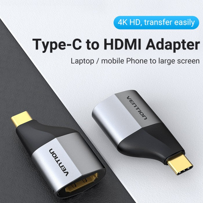 Vention Adapter Alloy Type-C to HDMI 2.0 Converter - TCA