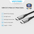 Vention Kabel Charger USB Type C to C 3A 60W Fast Charging - TAD