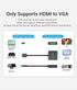 Vention Converter HDMI to VGA Female MicRO USB Audio Port 1080P 60Hz - ACR