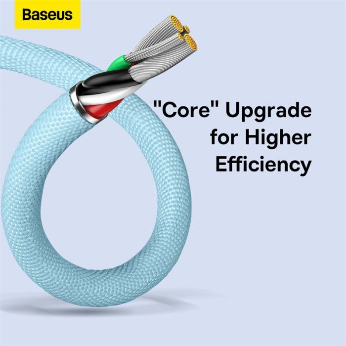 BASEUS Kabel Crystal Shine Fast Charging Data USB to iP 2.4A -CAJY001