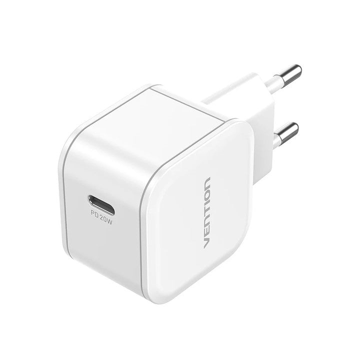 Vention Wall Charger Adapter 20W PD Fast Charging USB C EU - FEJ