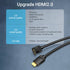 Vention Kabel HDMI 2.0 Right Angle Cable 270 Degree 4K 60Hz 3D High Speed   - AAQ