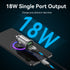 Vention Car Charger Mini Dual Port USB A 18W Fast Charging - FFA