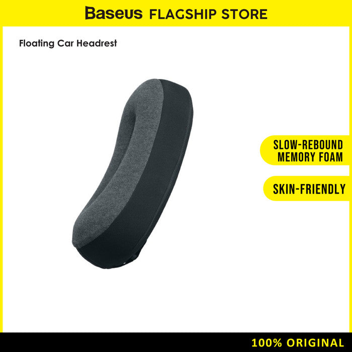 Baseus Floating Car Headrest Bantal Leher Kepala - CRTZ01-B