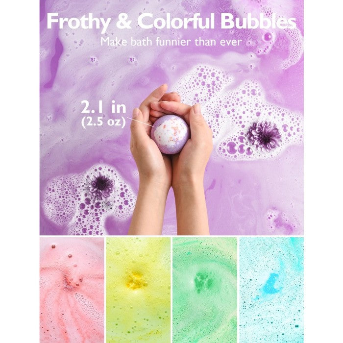 MPOW Puurvsas12Pcs Bath Bombs Gift Set PUBY090