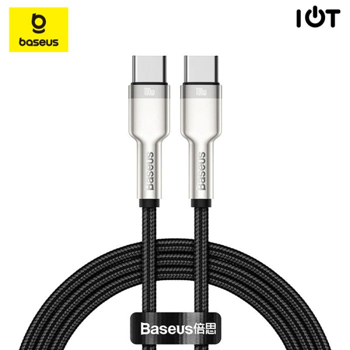BASEUS Cafule Series Metal Data Cable C to C 100W 2m -CATJK-D
