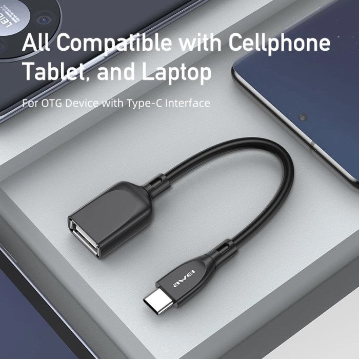 Awei OTG Adapter Cable (Type-C to USB) CL-14