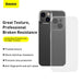Baseus Frosted Glass Protective Case For iP 13 2021 Transparent