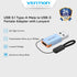 Vention Female Adapter USB A 3.0 to USB Type C With Lanyard - CUA