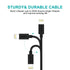 Choetech IP0026 Kabel Charger MFI USB Type A to Lightning 1.2M 120CM
