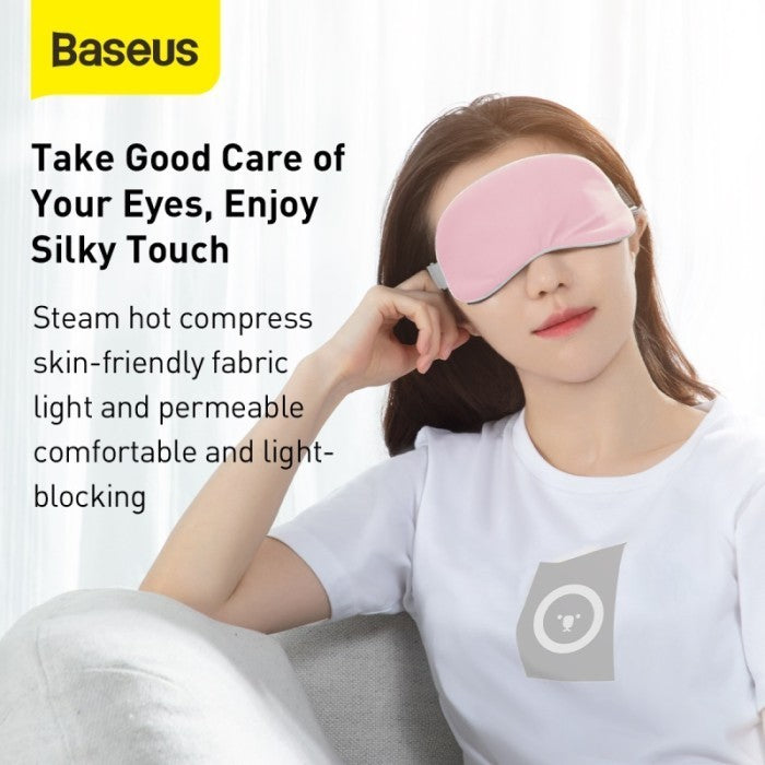 Baseus Thermal Series Eye Cover with 2 Packs of Hot Patch - Merah Muda