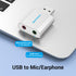 Vention Universal External USB Sound Card - VAB-S13