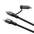 Baseus Twins 2 in 1 Kabel Charger Type-C to Type-C 60W+iP 20W 1m