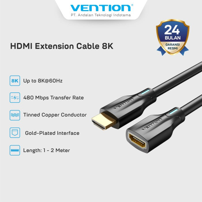 Vention Kabel HDMI 2.1 Extension Support HDR 8K - AHB