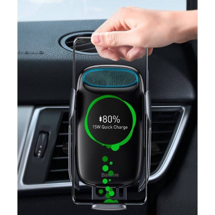 BASEUS Milky Way Electric Bracket Wireless Charger (15W) WXHW02