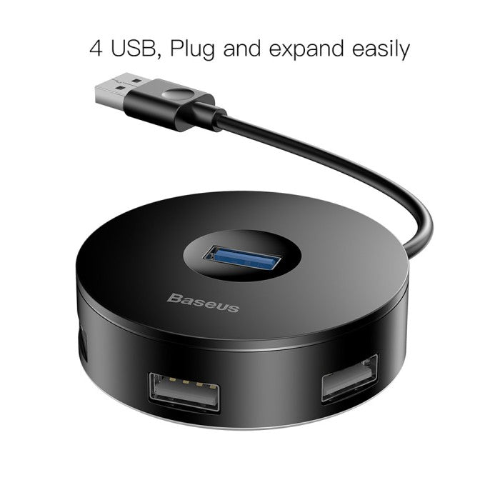 BASEUS round box HUB adapter?USB3.0 to USB3.0*1+USB2.0*3) CAHUB-F