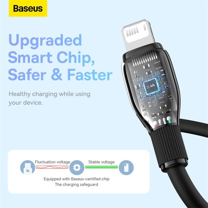 Baseus Pudding Series Fast Charging Cable USB to iP 2.4A 1.2M