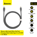 BASEUS Liquid Silica Gel Fast Charging Cable Data C to iP 20W CAGD02