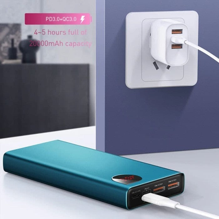 Powerbank Baseus Adaman Metal Digital Display Quick Charge 20000mAh