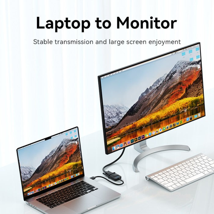 Vention HDMI to VGA Converter Adapter For Monitor dan Proyektor - 42161