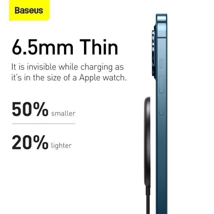 Baseus Simple Mini Magnetic Wireless Charger - WXJK