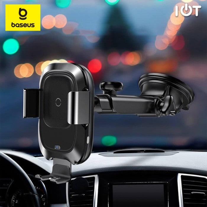 BASEUS Smart Vehicle Bracket Wireless Charger (Sucker style) WXZN-B
