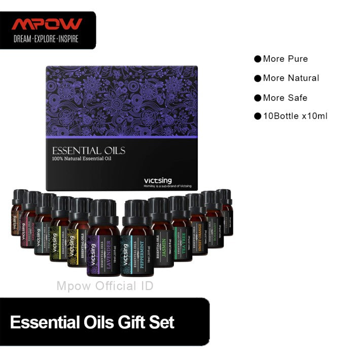 MPOW - Homasy Essential Oils Gift Set 12pcs x 10ml - VTHM647