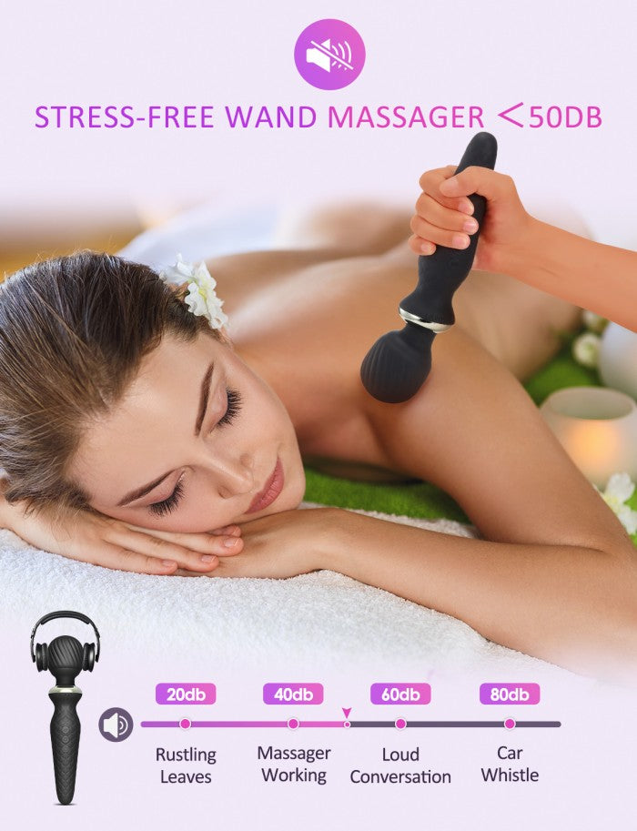 MPOW - ATMOKO Wand Massager Wireless Handheld AMHP134AB