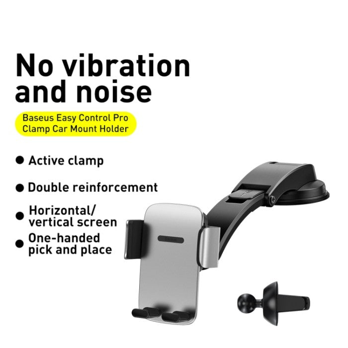BASEUS Easy Control Pro Clamp Car Mount Holder (A Set) SUYK01
