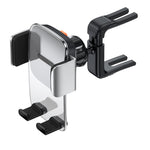 Baseus Easy Control Clamp Car Mount Holder Handphone Round Air Outlet