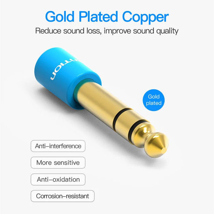 Vention Audio Converter 6.5mm Male to 3.5mm Female - VAB-S01