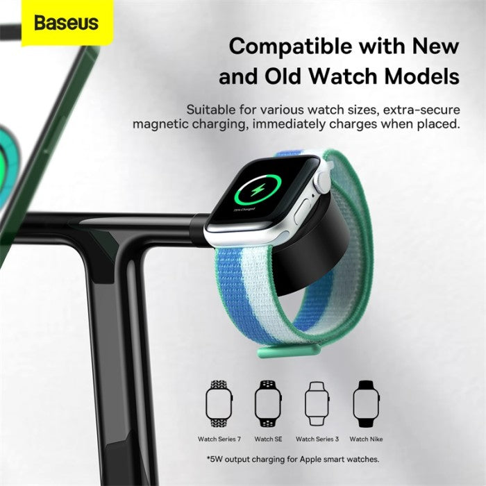 Baseus Swan 3-in-1 Wireless Magnetic Charging Bracket 20W WXTE000101