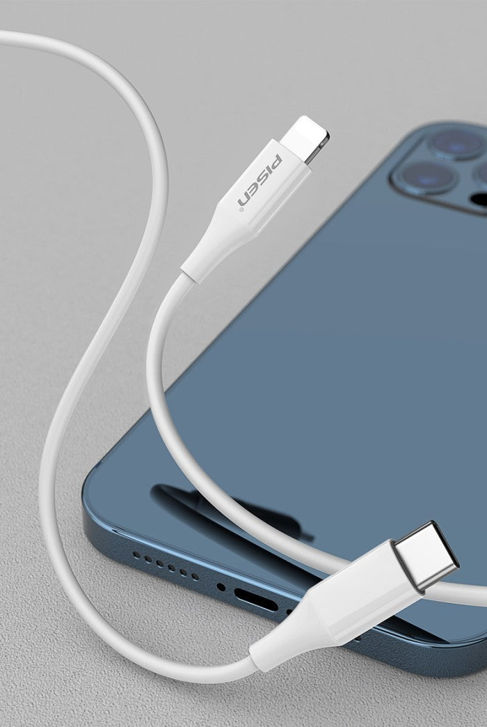 PISEN Kabel Charger 3A USB C To Lightning 1.8M - CL-PD01