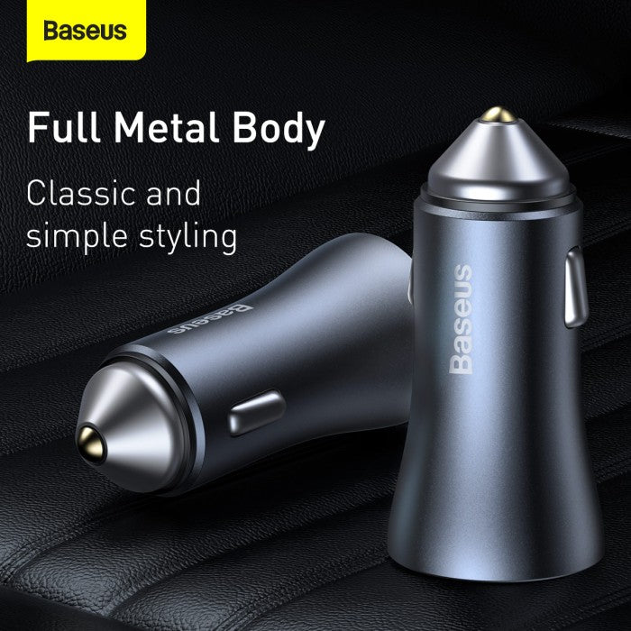 BASEUS Golden Contactor Pro Dual Quick Charger Car U U 40W CCJD-A