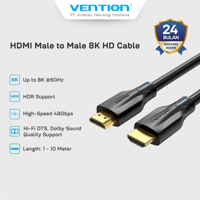 Vention Kabel HDMI 8K 60Hz  3D UHD Ultra Hight Speed - AAN