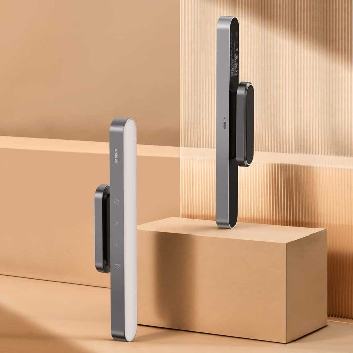 Baseus Magnetic Stepless Dimming Charging Desk Lamp Deep gray-DGXC-C0G