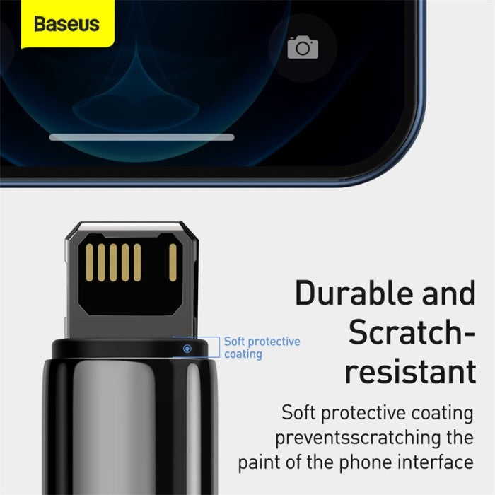 BASEUS Tungsten Gold Fast Charging Data Cable USB to iP 2.4A 1m CALWJ